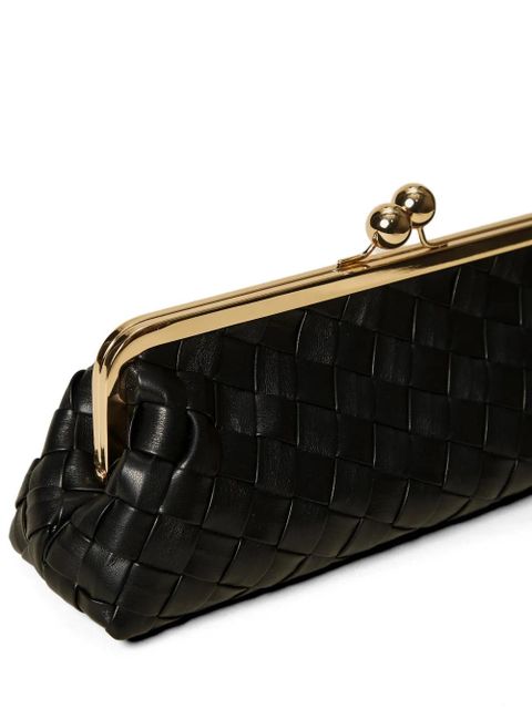 TWINSET braided-pattern clutch bag - Black - zdjęcie produktu nr 2