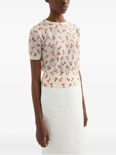 Jil Sander printed T-shirt - Neutrals - zdjęcie produktu nr 2