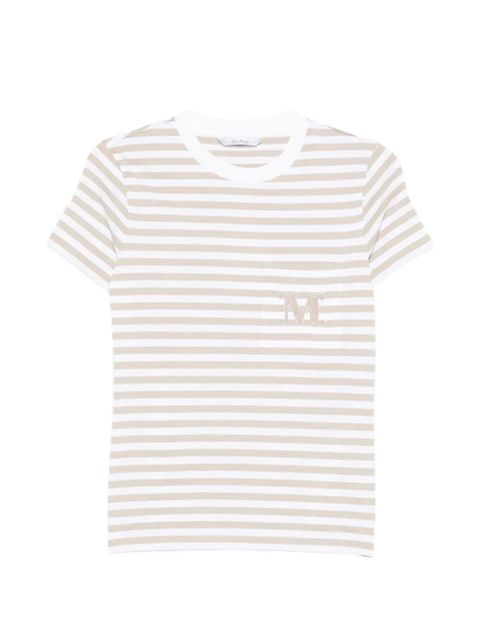 Max Mara Moboli striped pocket T-shirt - White - zdjęcie produktu nr 1