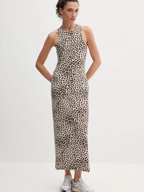 Puma sukienka kolor beżowy maxi dopasowana 632339 - zdjęcie produktu nr 1