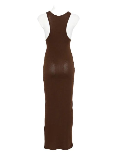 ENTIRE STUDIOS midi muscle tank dress - Brown