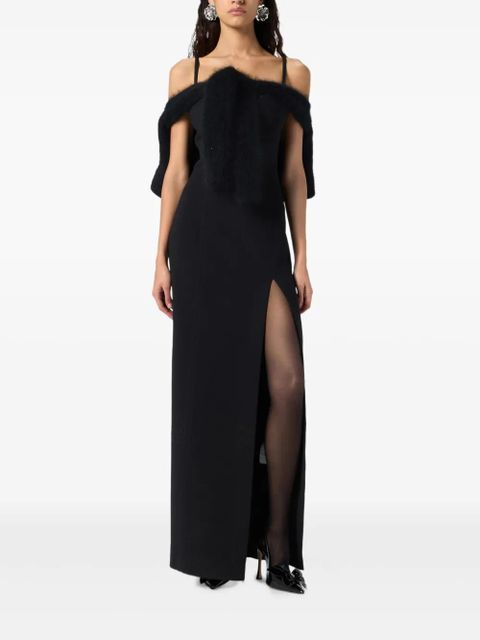 Blumarine crystal-embellished maxi dress - Black - zdjęcie produktu nr 2