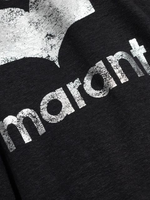 MARANT ÉTOILE logo-print t-shirt - Black