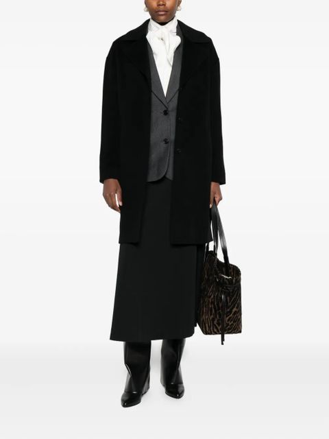 ANINE BING button-front coat - Black