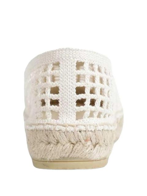 Prada crochet espadrilles - Neutrals
