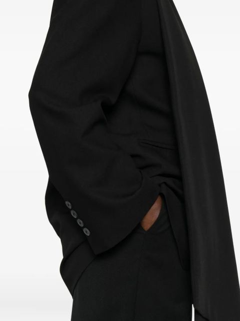 Eleh asymmetric jacket - Black