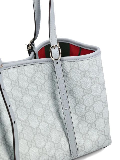 Gucci monogram-print shoulder bag - Blue