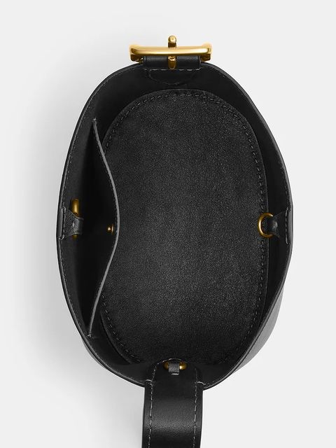 Coach torebka skórzana Bleecker Bucket Bag 21 kolor szary CCX07