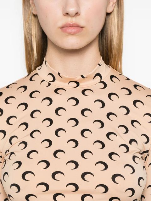 Marine Serre Crescent Moon top - Neutrals - zdjęcie produktu nr 2