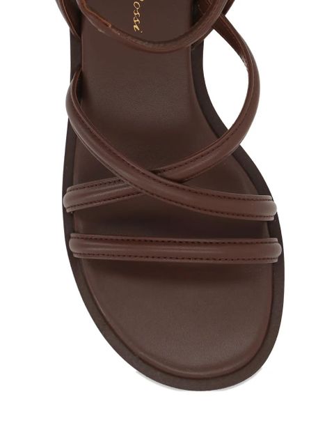 Gianvito Rossi strappy platform sandals - Brown