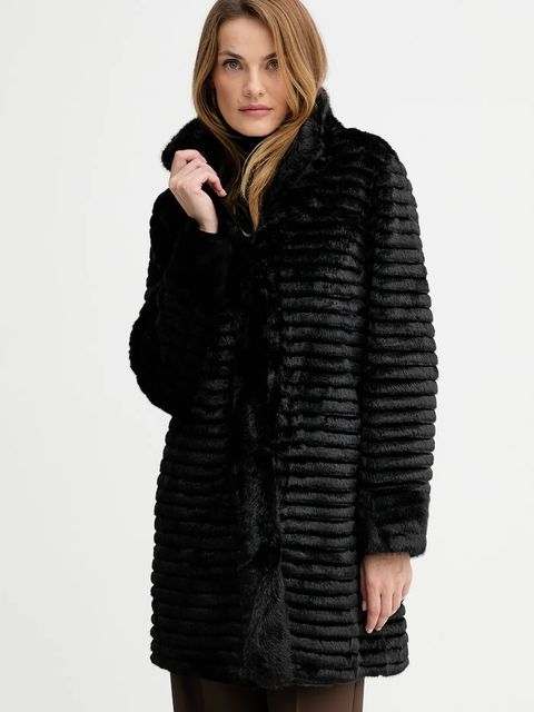 Answear.LAB płaszcz kolor czarny