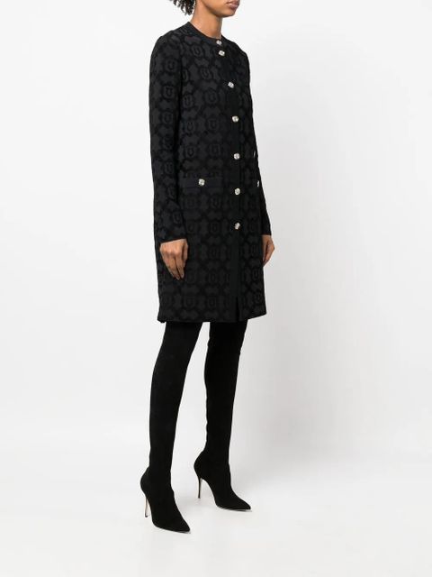 Ferragamo fitted single-breasted Gancini coat - Black - zdjęcie produktu nr 2