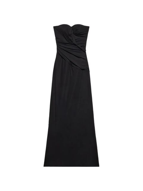 Blumarine sweetheart-neck gown - Black - zdjęcie produktu nr 1