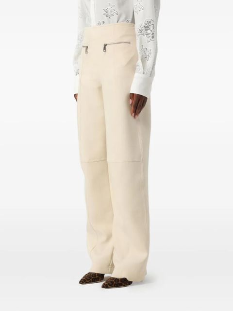 ETRO zip-pockets high-waisted trousers - Neutrals - zdjęcie produktu nr 2