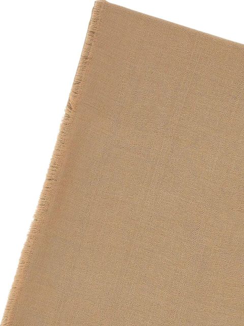 Max Mara fringed-trim scarf - Neutrals