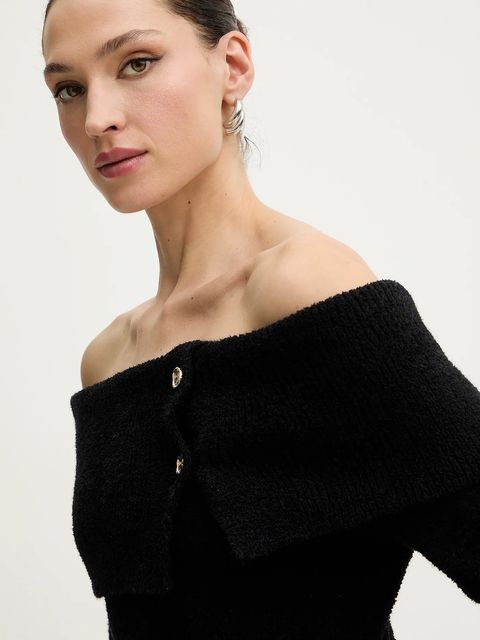 Morgan sukienka kolor czarny mini dopasowana RMBOGO