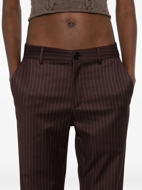 Gimaguas pinstripe trousers - Brown