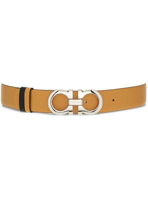 Ferragamo Gancini-buckle reversible leather belt - Neutrals - zdjęcie produktu nr 1