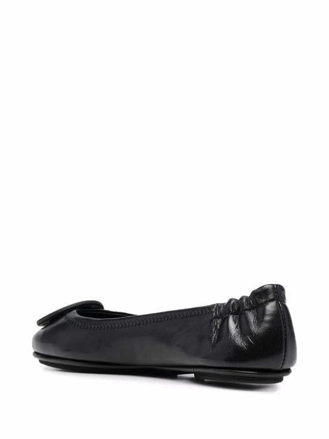 Tory Burch Minnie travel ballerina shoes - Black