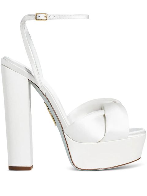 Aquazzura 140mm Olie Plateau sandals - White - zdjęcie produktu nr 1