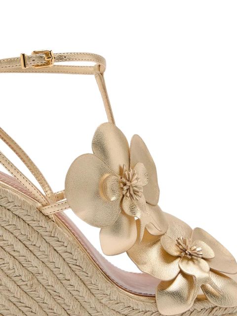 ZIMMERMANN Orchid wedge espadrilles - Gold - zdjęcie produktu nr 2
