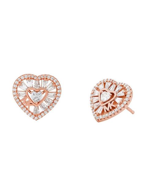 Michael Kors kolczyk ze srebra pokrytego złotem MKC1691CZ791