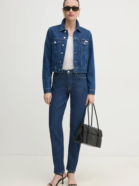 Calvin Klein Jeans kurtka kolor niebieski przejściowa J20J225183 - zdjęcie produktu nr 2