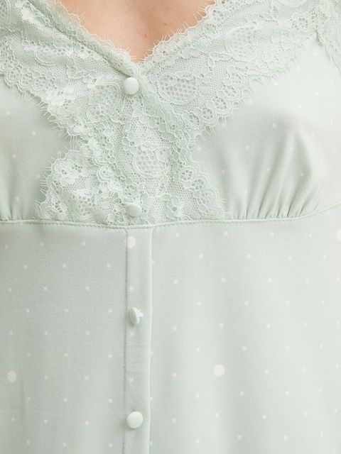 Answear.LAB piżama damska kolor turkusowy