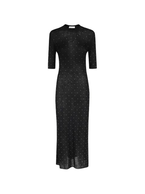 Rabanne embellishment-detail maxi dress - Black - zdjęcie produktu nr 1
