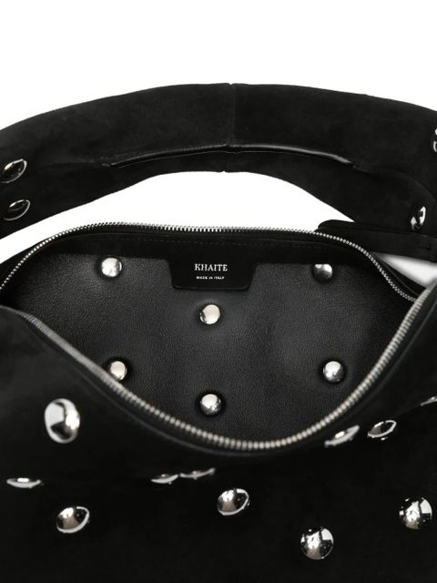 KHAITE medium Olivia Hobo studded tote bag - Black