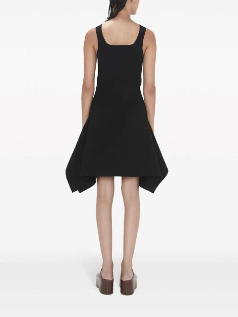 JW Anderson Anchor-embroidered square-neck tank top - Black