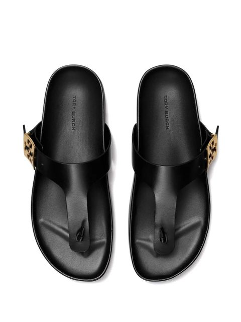 Tory Burch Mellow Thong leather sandals - Black