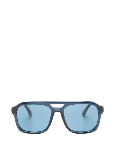 Moncler Eyewear Vantos transparent pilot sunglasses - Blue - zdjęcie produktu nr 1