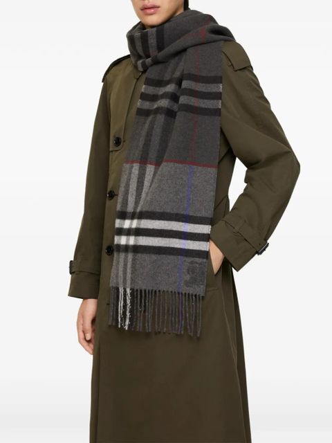 Burberry cashmere scarf - Grey - zdjęcie produktu nr 2