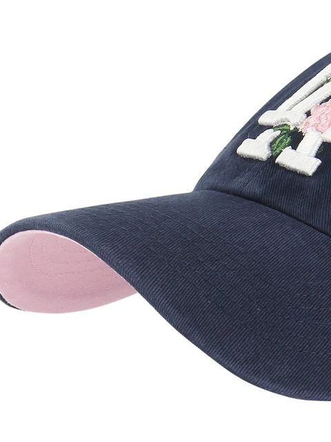 47 brand czapka z daszkiem bawełniana MLB Los Angeles Dodgers kolor granatowy B-THRNC12GWS-NY