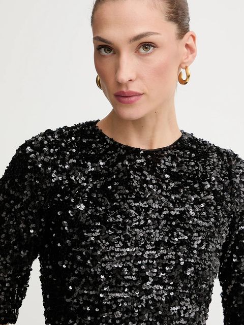 Bardot body damska kolor czarny gładka 60116TB