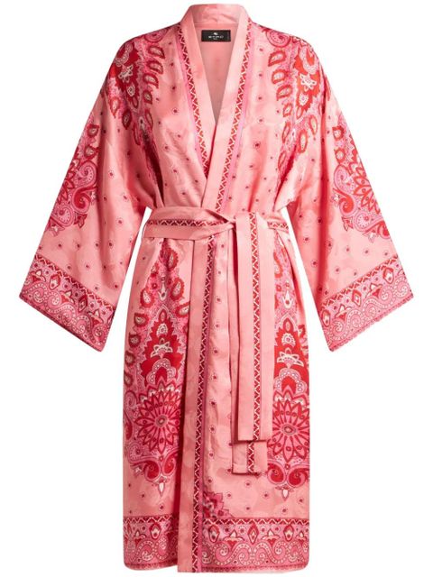 ETRO paisley-print robe jacket - Pink - zdjęcie produktu nr 1