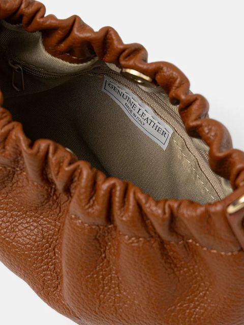 Answear.LAB kopertówka skórzana kolor brązowy