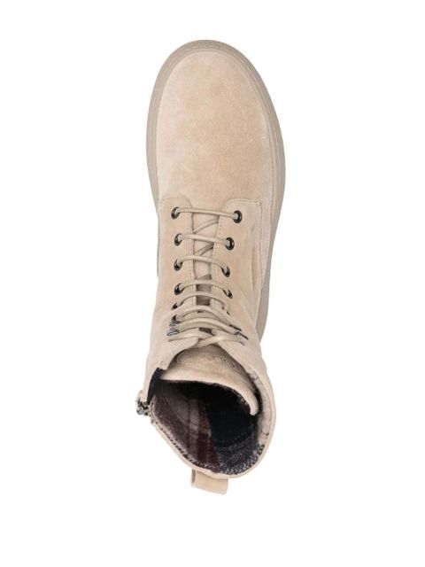 Tod's stud-detailing ankle boots - Neutrals