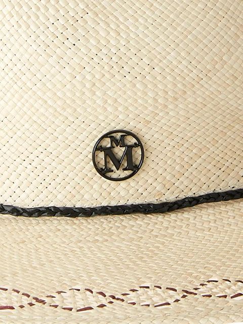 Maison Michel Kyra straw fedora - Neutrals - zdjęcie produktu nr 2
