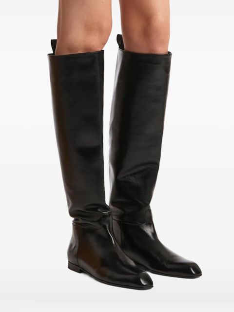 KHAITE Colt knee high boots - Black - zdjęcie produktu nr 2