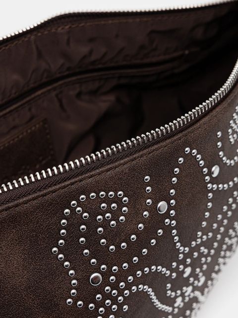 Desigual torebka POKER FACE MUNSTE kolor brązowy 25WAXP33