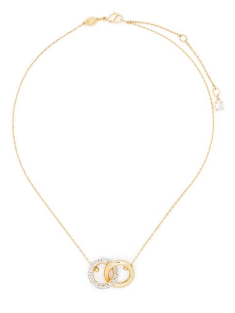 Swarovski Dextera crystal-embellished interlinked necklace - Gold - zdjęcie produktu nr 1