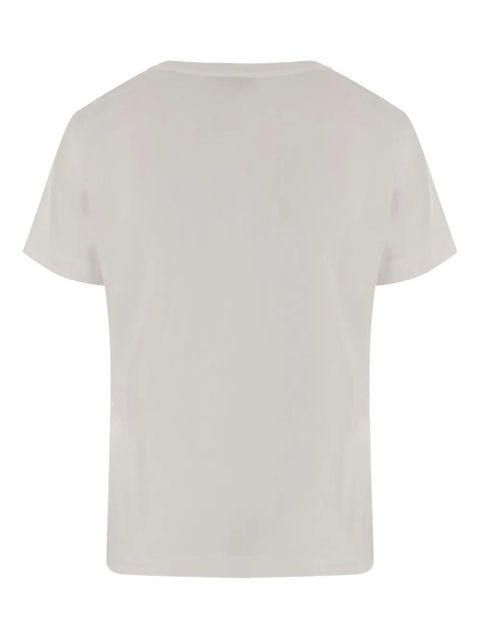 PINKO jewel-embellished crew-neck T-shirt - White