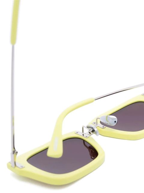 Jacquemus Les lunettes Soli D-frame sunglasses - Yellow