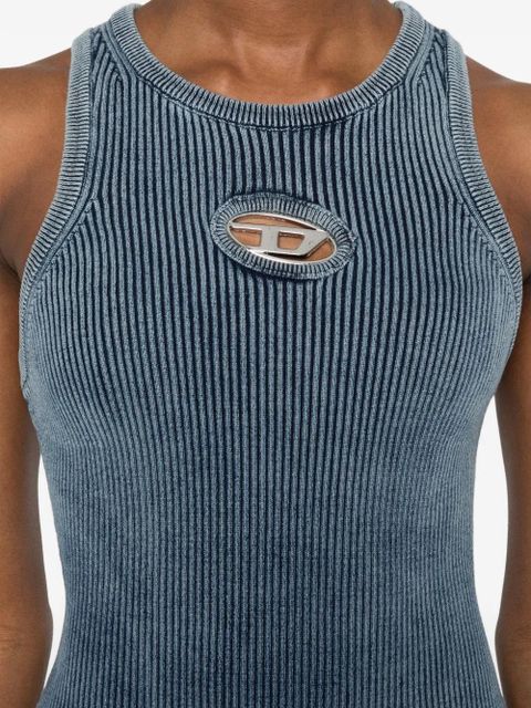 Diesel sleeveless mini dress - Blue