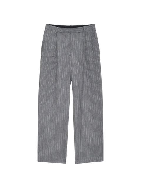 ANINE BING pinstripe-pattern trousers - Grey - zdjęcie produktu nr 1