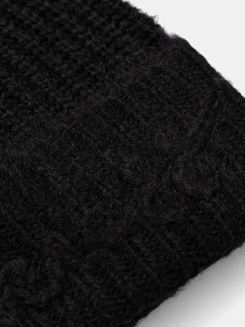 Guess czapka z domieszką wełny LEXIE kolor czarny W5BZ18 Z3580