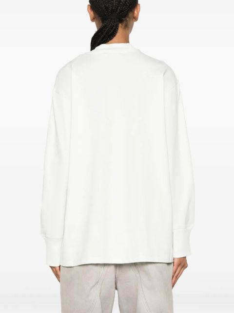 The Attico logo-print cotton T-shirt - Green