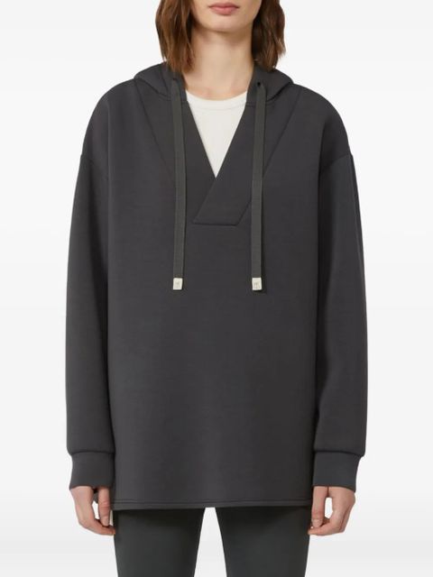 Weekend Max Mara V-neck hoodie - Grey - zdjęcie produktu nr 2